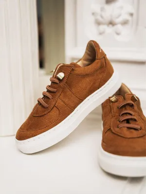 Acrobate Vegan Recycled Kids Sneakers | Hazelnut