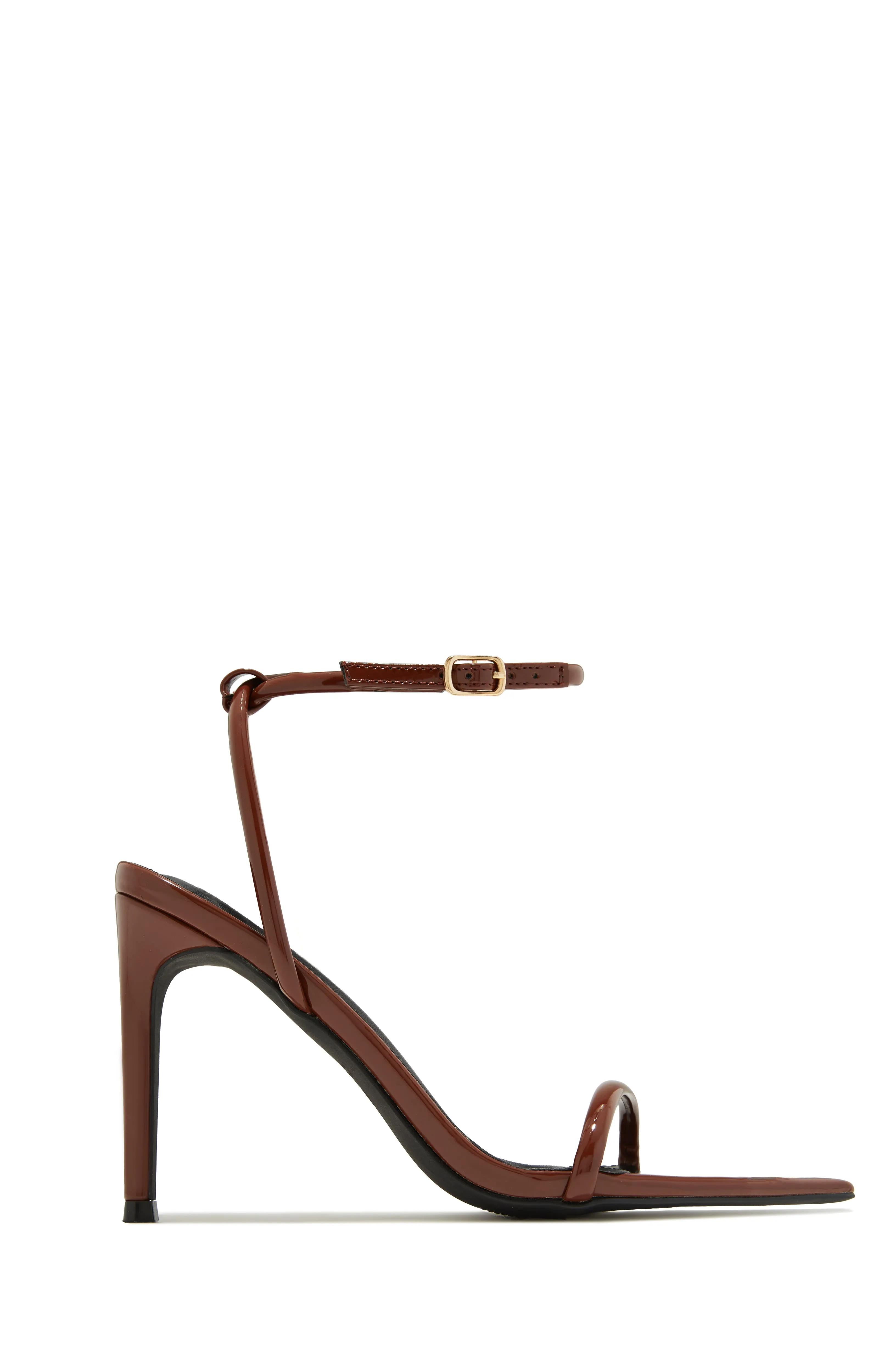 Anezia Single Sole High Heels - Brown