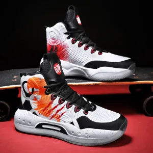 Brand High Basketball Shoes Men Trendy Breathable Men's Basketball Training Boots Anti Slip Sport Shoes Women Platform Sneakers