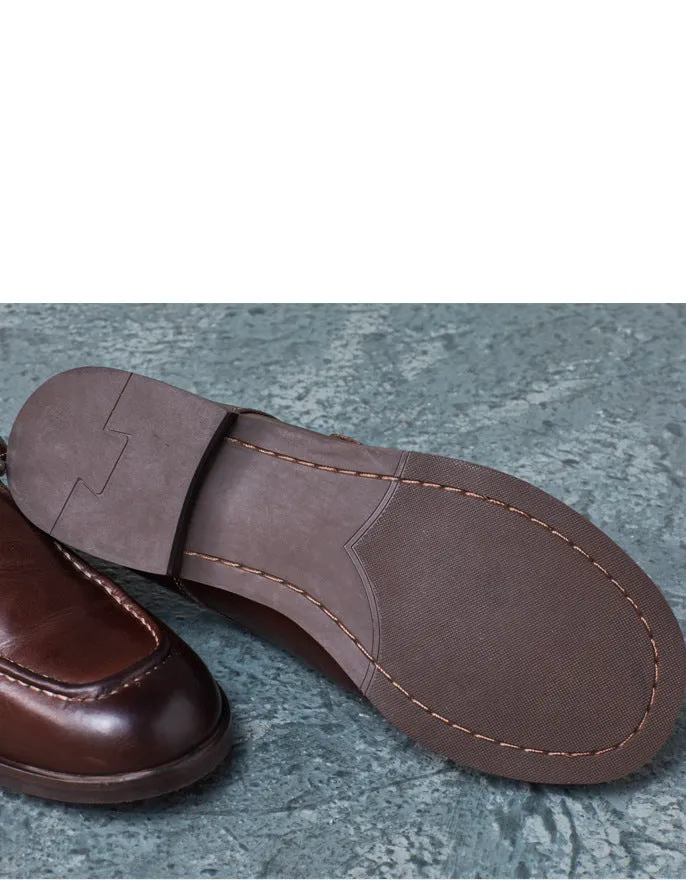 British style Handmade Monk Strap Loafers