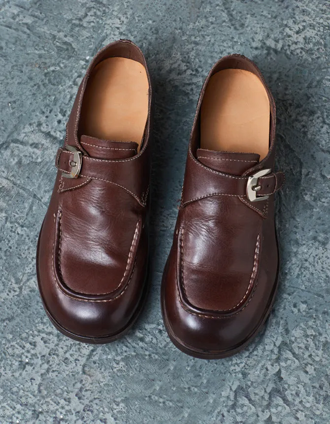 British style Handmade Monk Strap Loafers