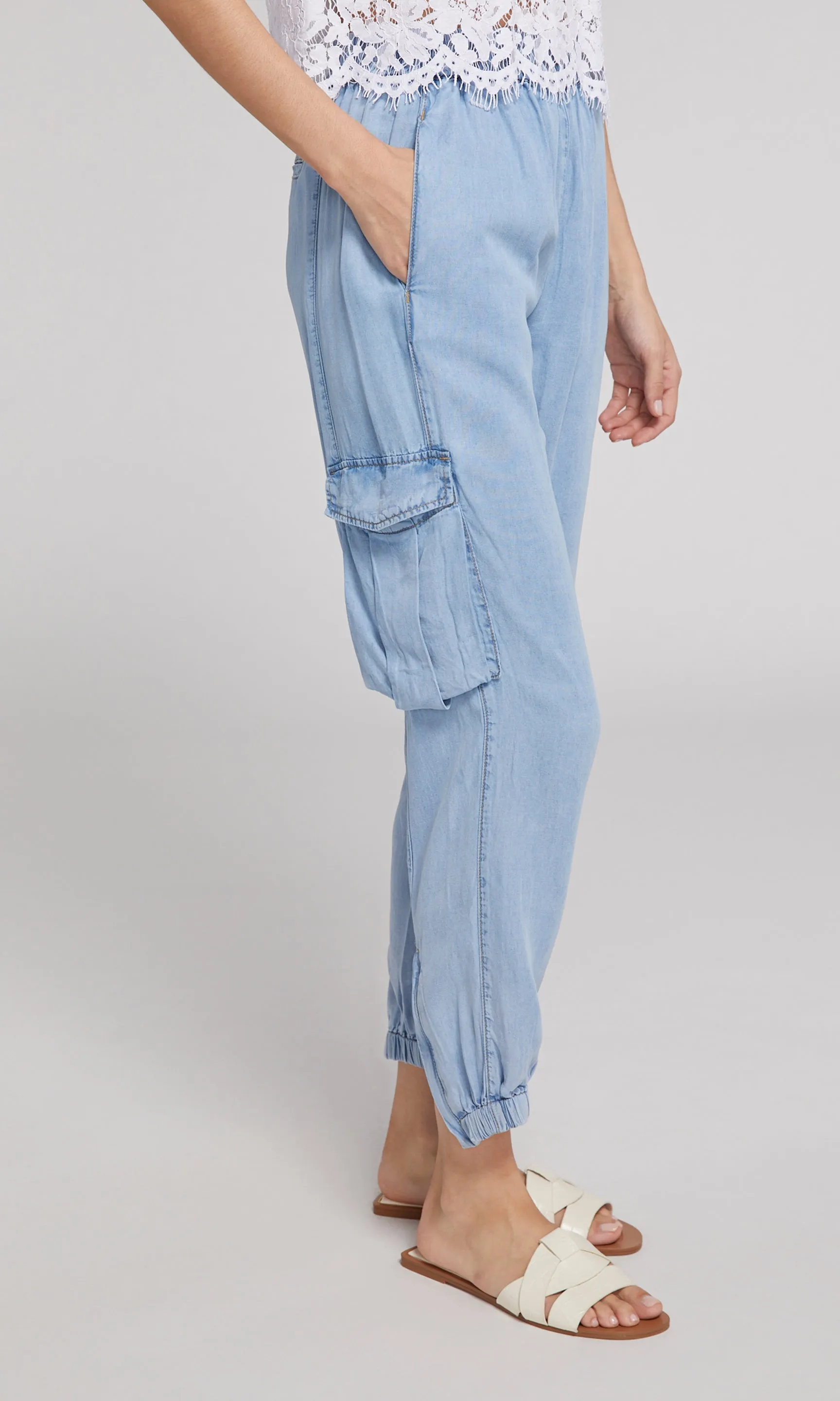 Chandra Denim Jogger