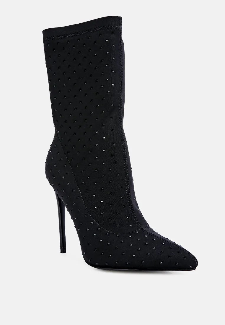 Cheugy Embellished Ankle Boots