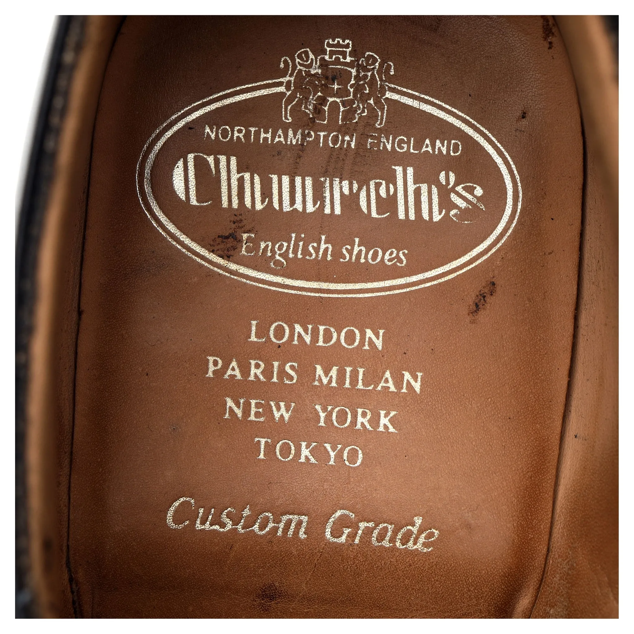 'Chicago' Black Leather Double Monk Strap UK 6.5 F