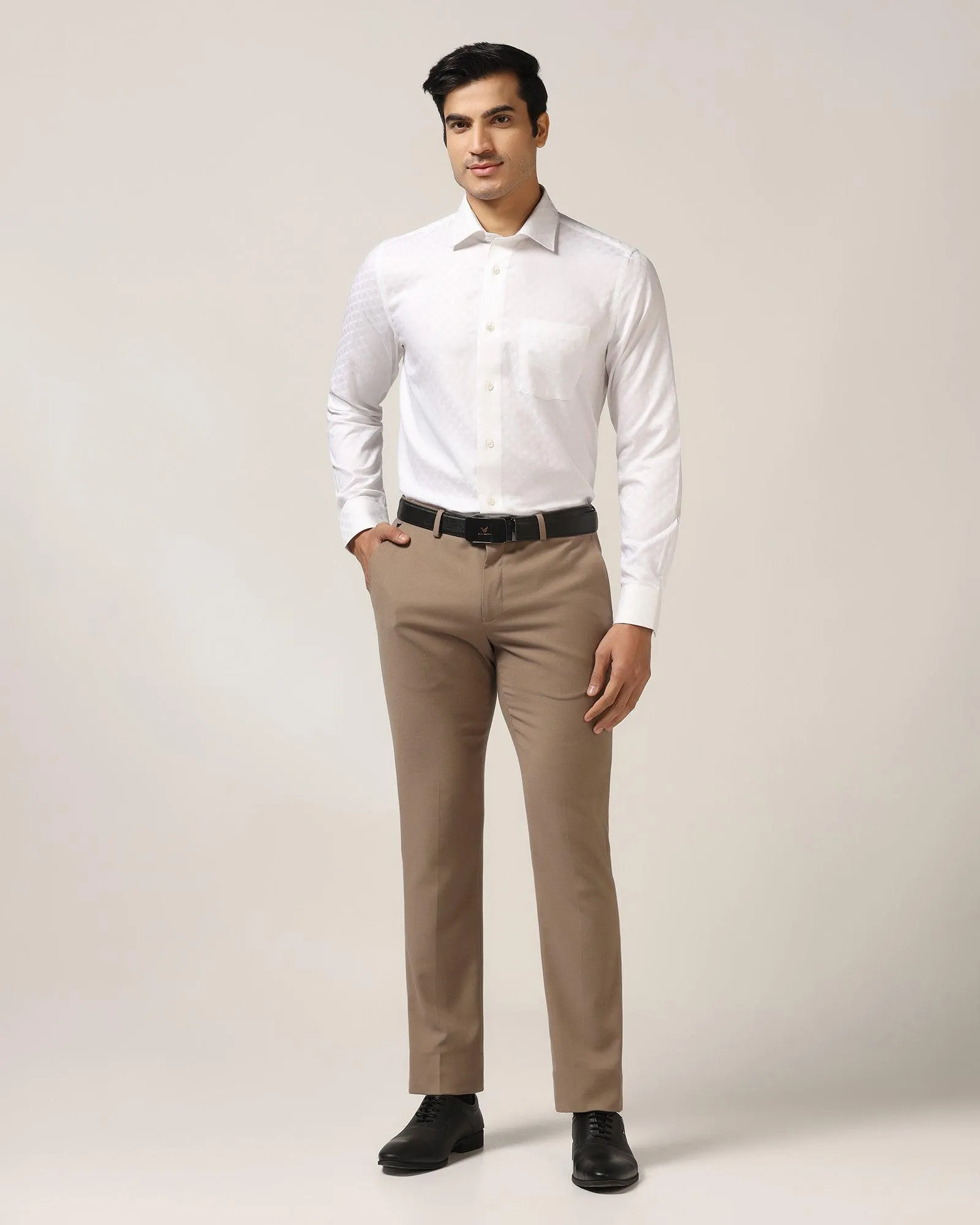 Formal White Printed Shirt - Page