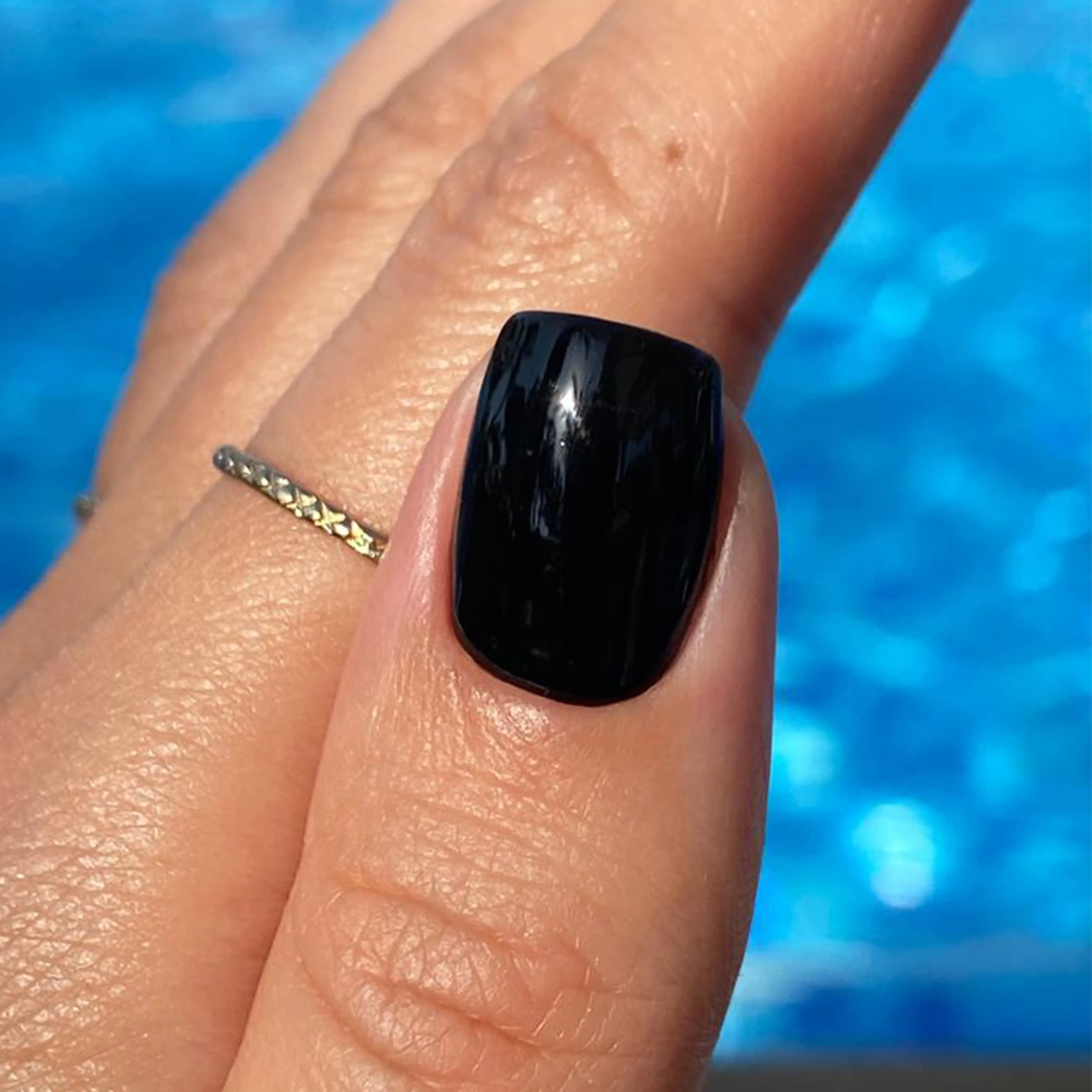 george v | Black gel polish