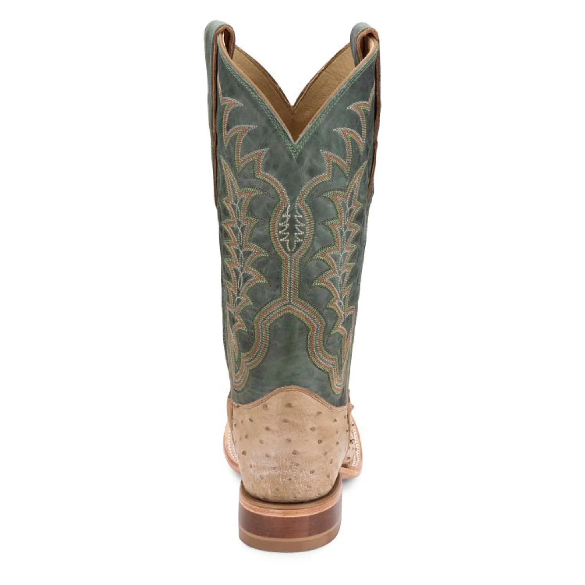 JUSTIN MEN'S CHISOLM 13" FULL QUILL OSTRICH WESTERN BOOT - JE8173