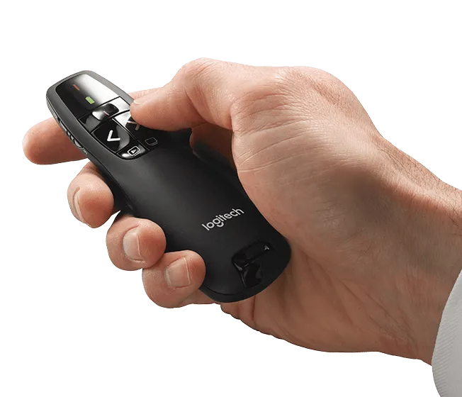 Logitech  R400 Laser Presentation Remote For basic slide navigation