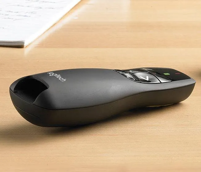 Logitech  R400 Laser Presentation Remote For basic slide navigation