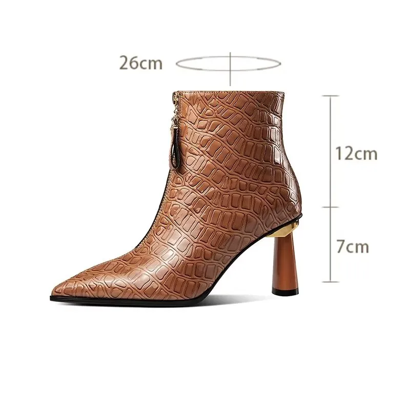 Luxe Chic Pointed Toe High Heeled Boots