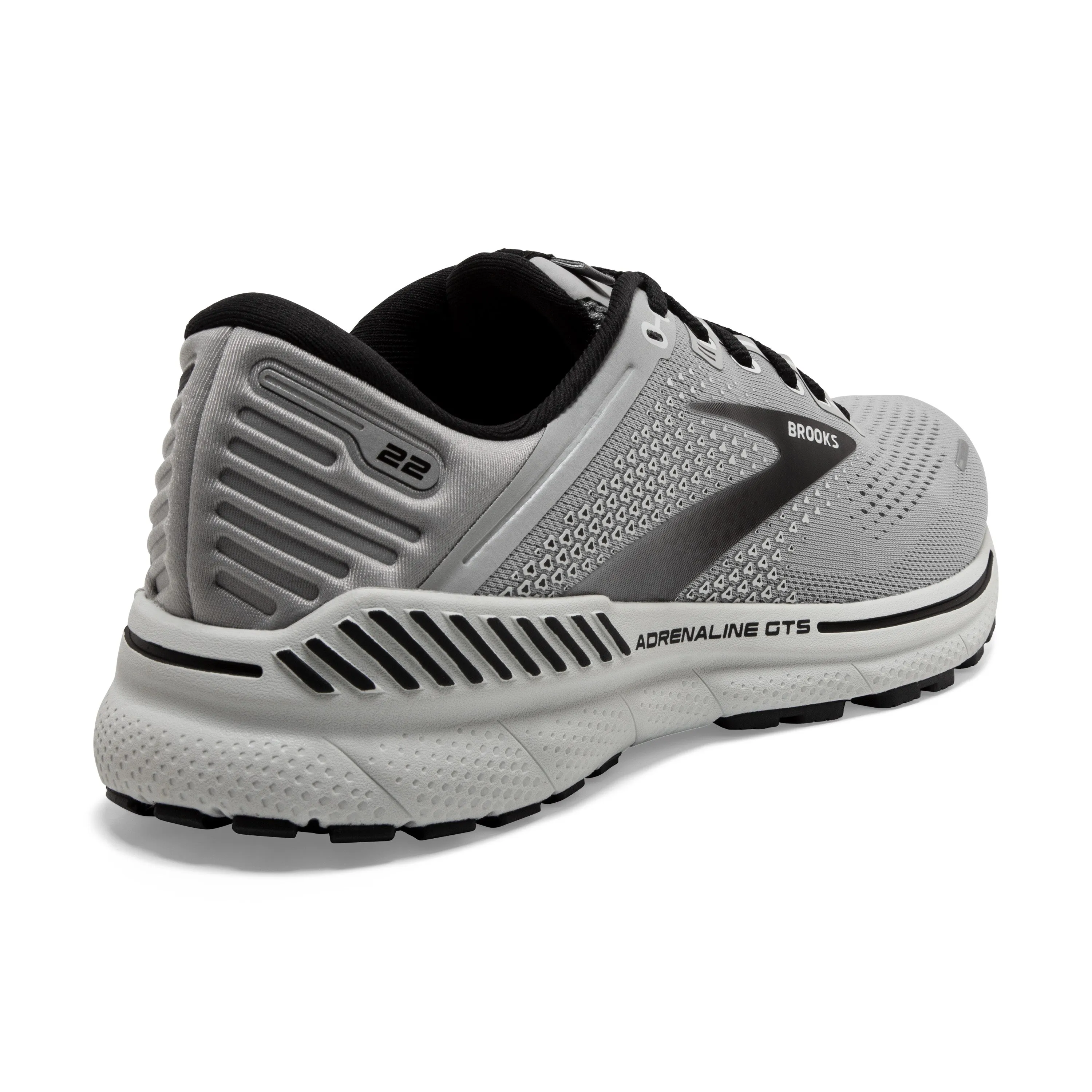 Men's Brooks Adrenaline GTS 22 Color: Alloy/Grey/Black