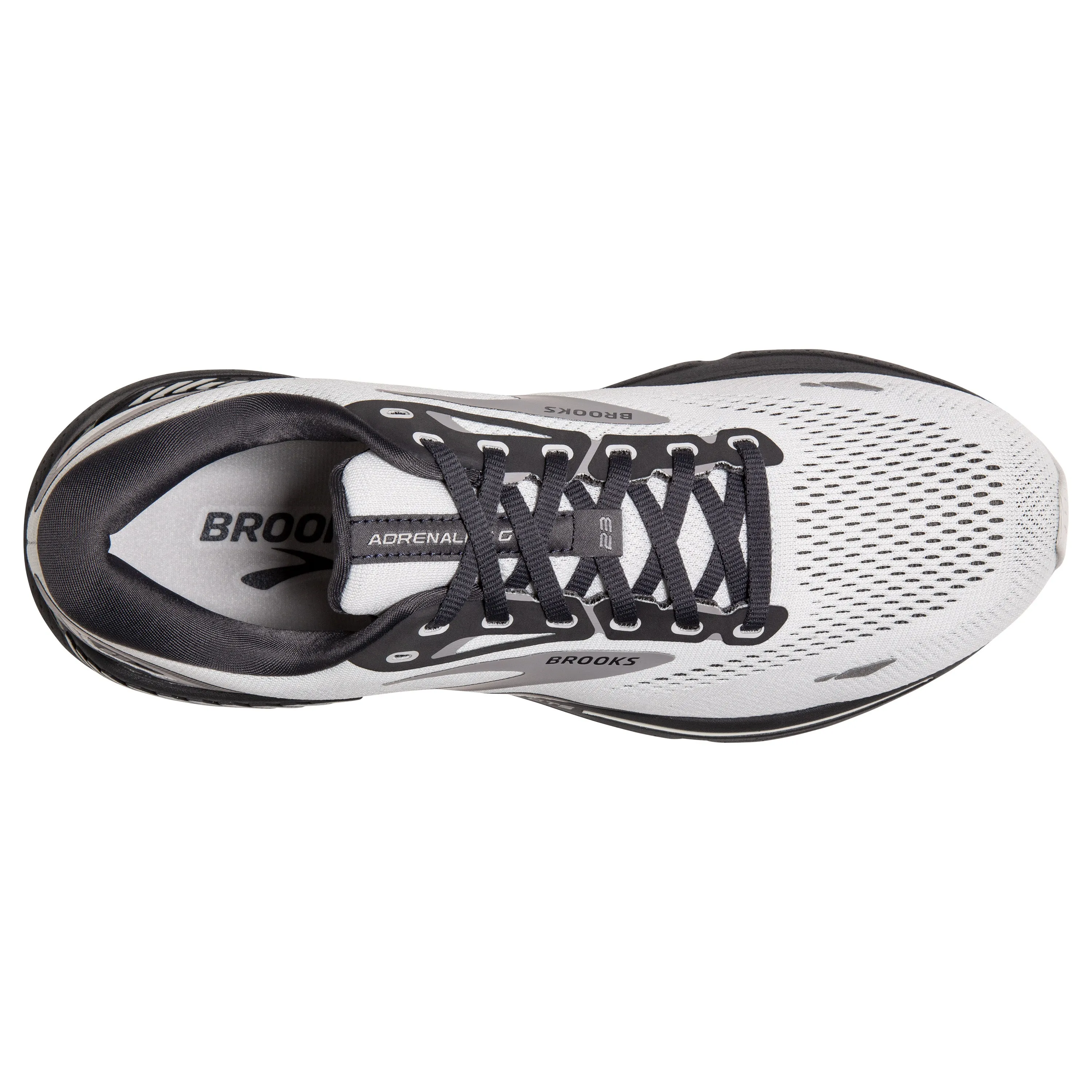 Men's Brooks Adrenaline GTS 23 1103911D065 Color: Oyster/Ebony/Alloy