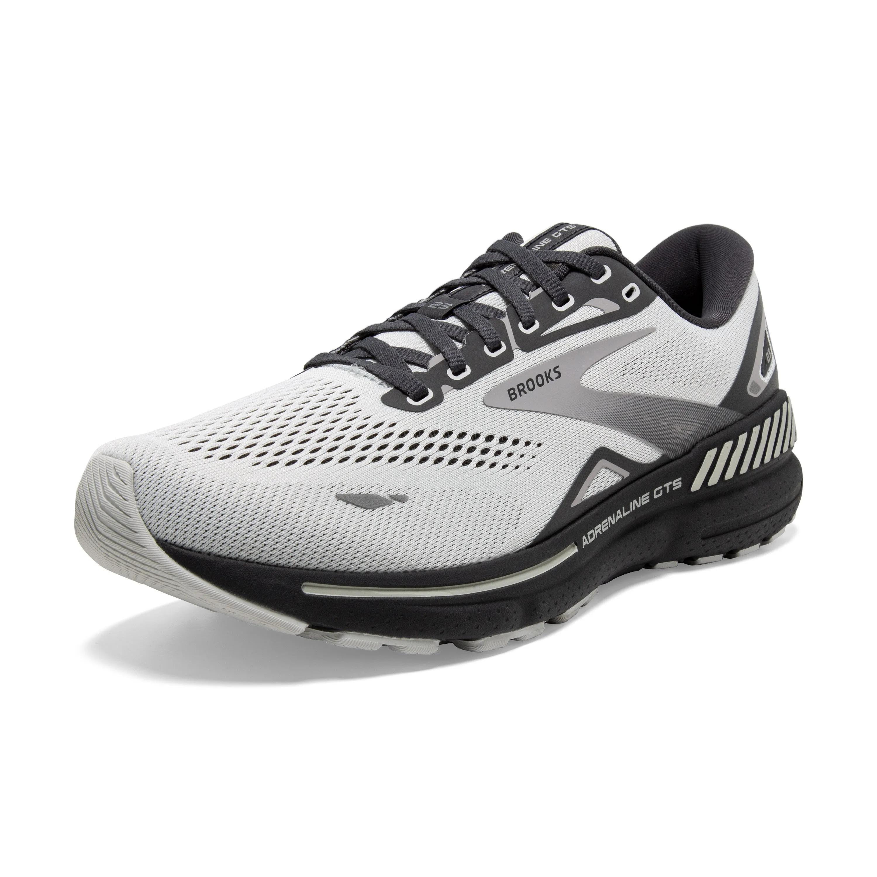 Men's Brooks Adrenaline GTS 23 1103911D065 Color: Oyster/Ebony/Alloy