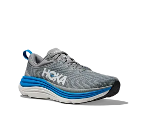 Men's Hoka Gaviota 5 Color: Limestone / Diva Blue (WIDE WIDTH)