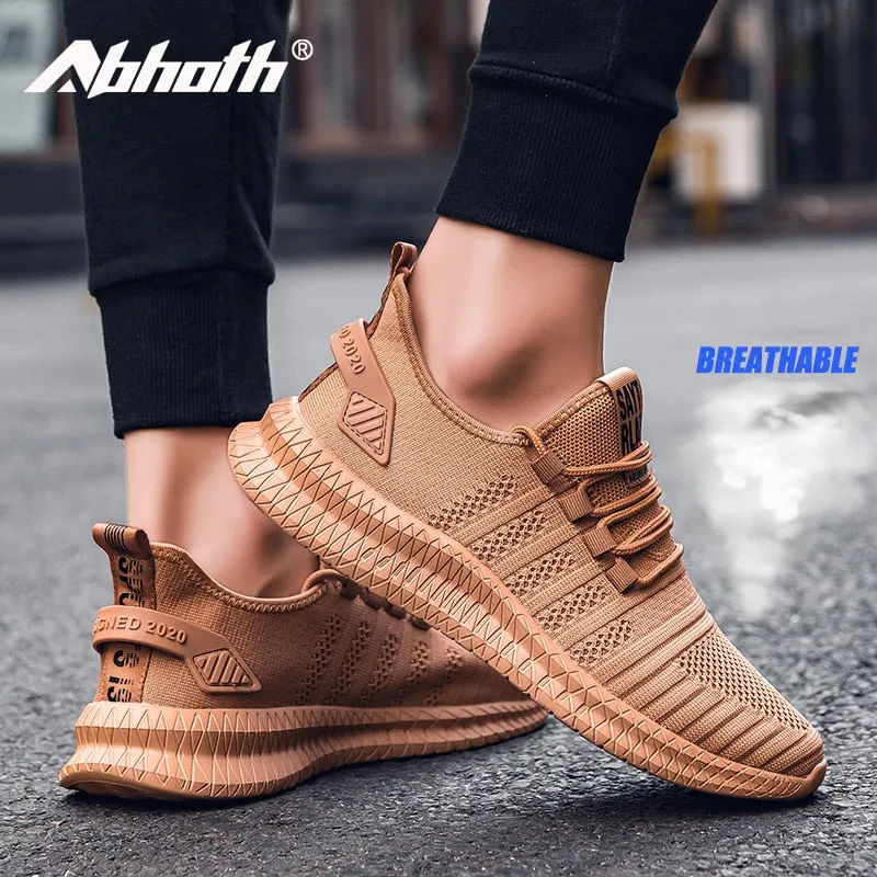 Men's Running Elasticity Men Shoe Light Casual Sneakers Breathable Mesh Outdoor Walking Sport Shoes Plus Size Shoes