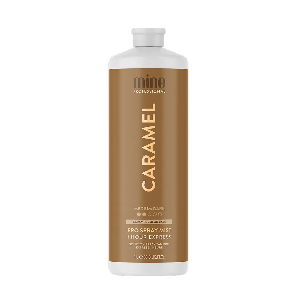 MineTan Caramel Pro Spray Mist - 1 Litre