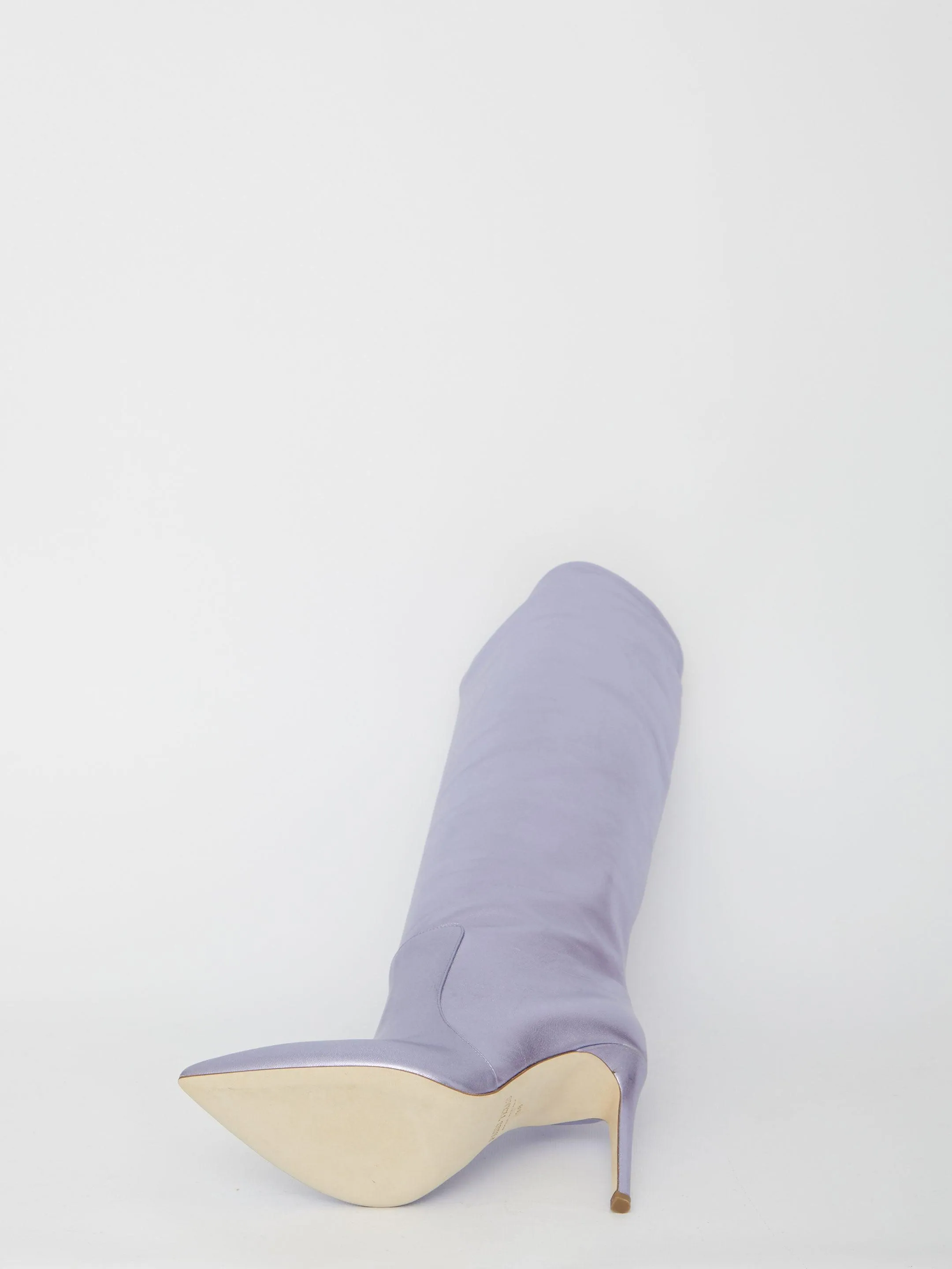 Paris Texas Lilac Leather Boots