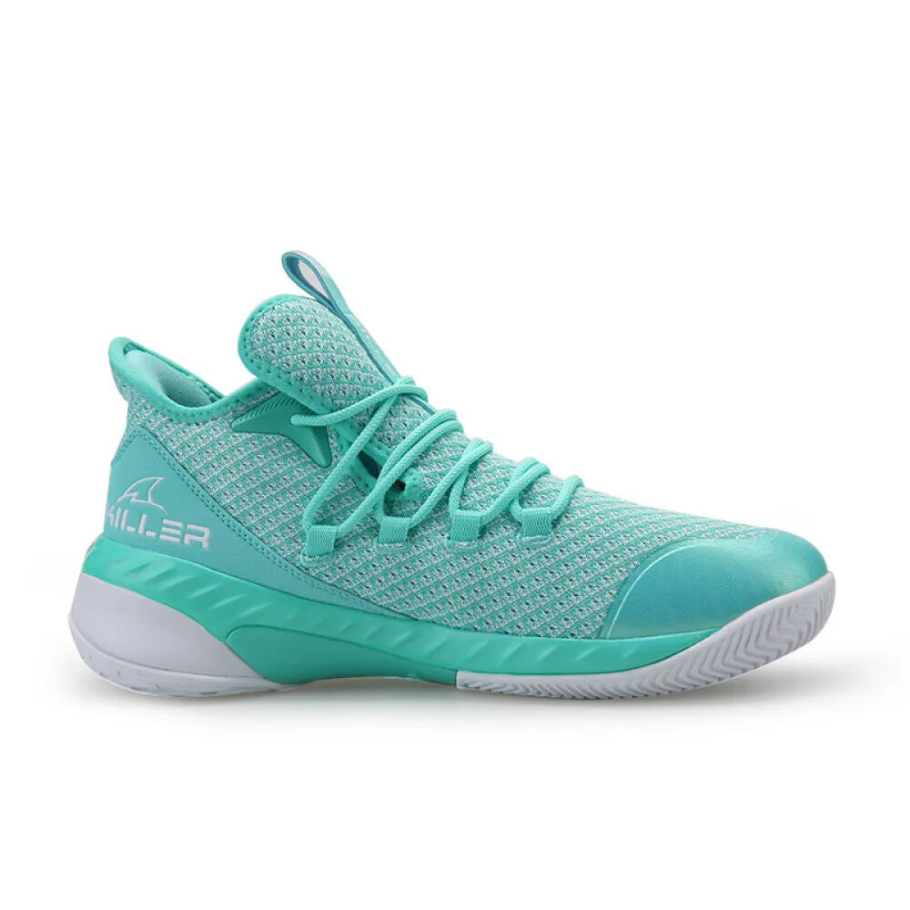 PEAK  Professional Basketball Shoes Mid Sneakers Green