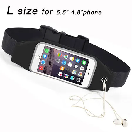 Sport Belt For XOLO Mobile SmartPhone 3.7"-6" Universal Running Bag Waist Pocket Case Cover 5.5" Gym Jog Waterproof Workout Case