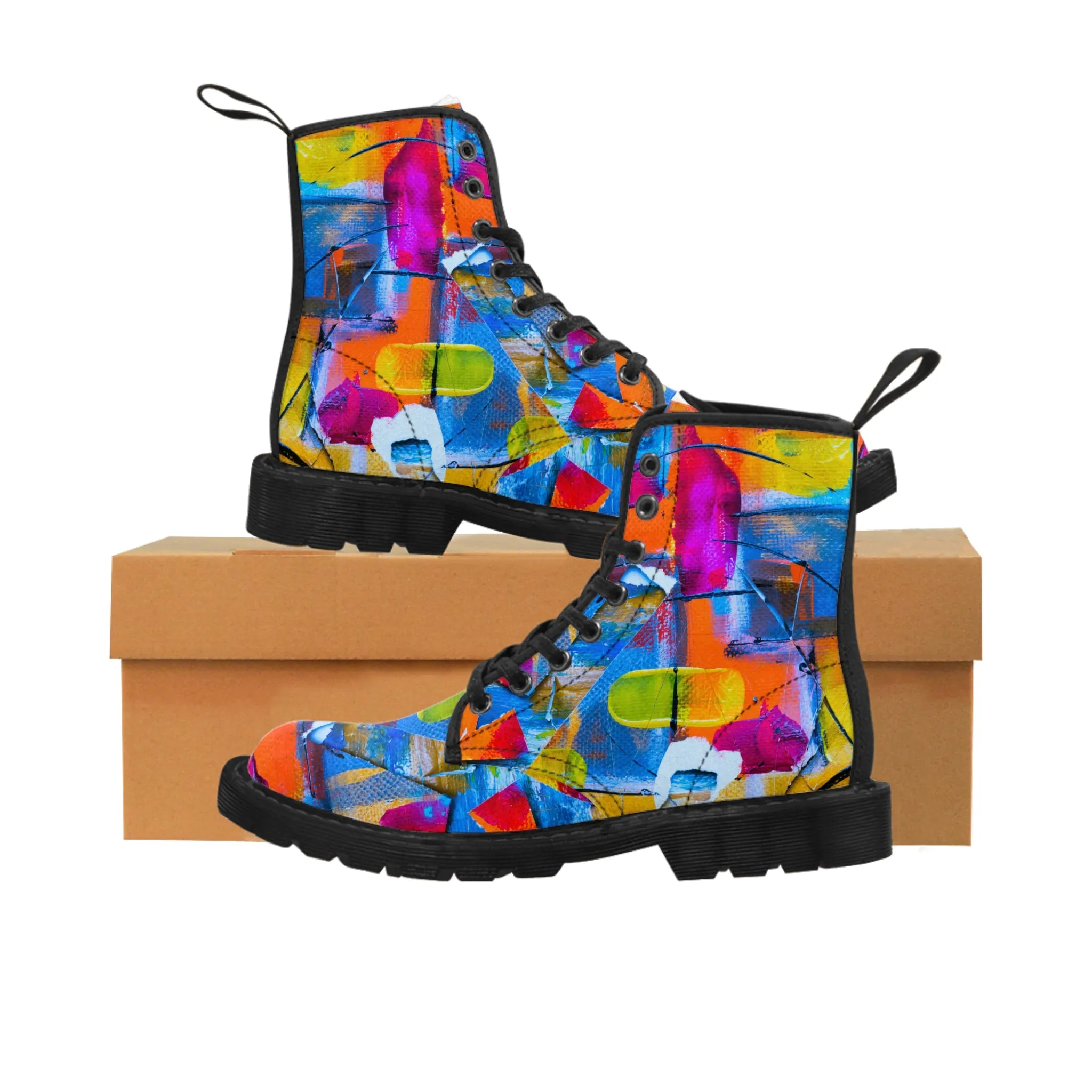 Square Colors - Inovax Men's Canvas Boots