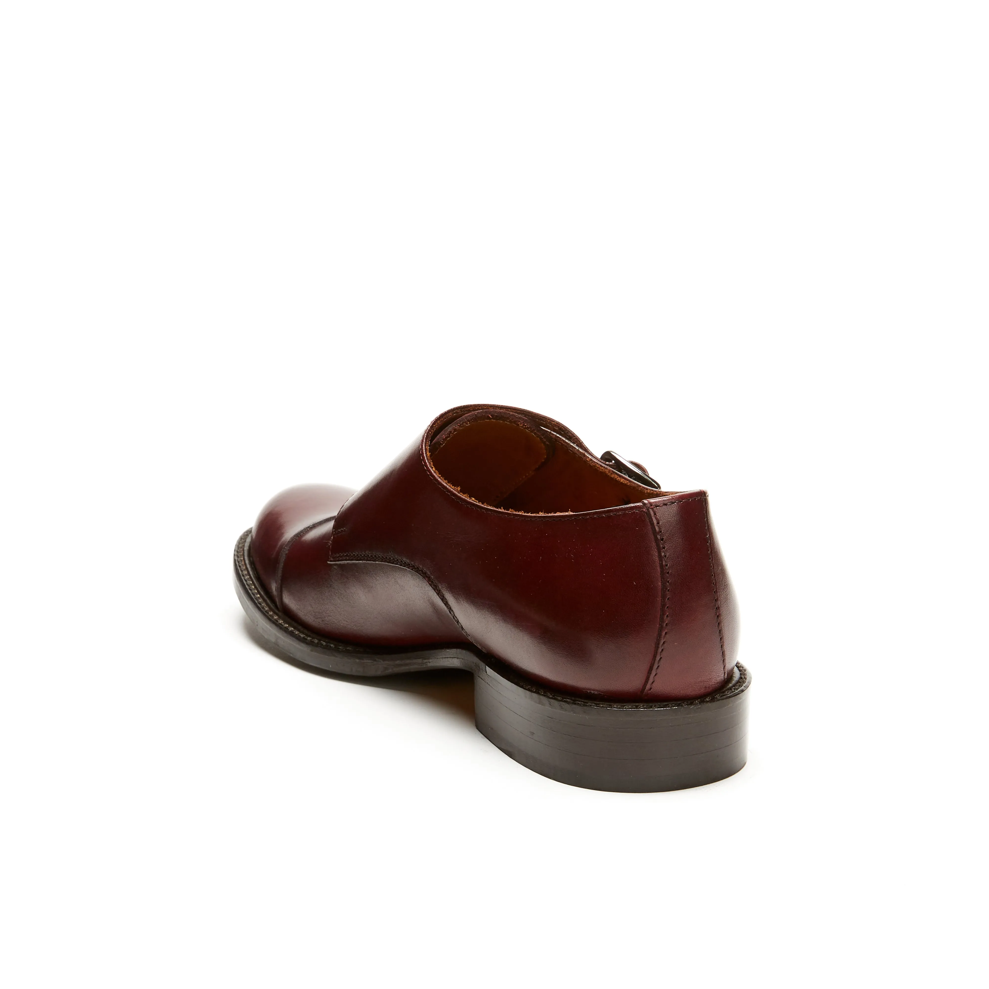 Straight cap monk strap bordeaux