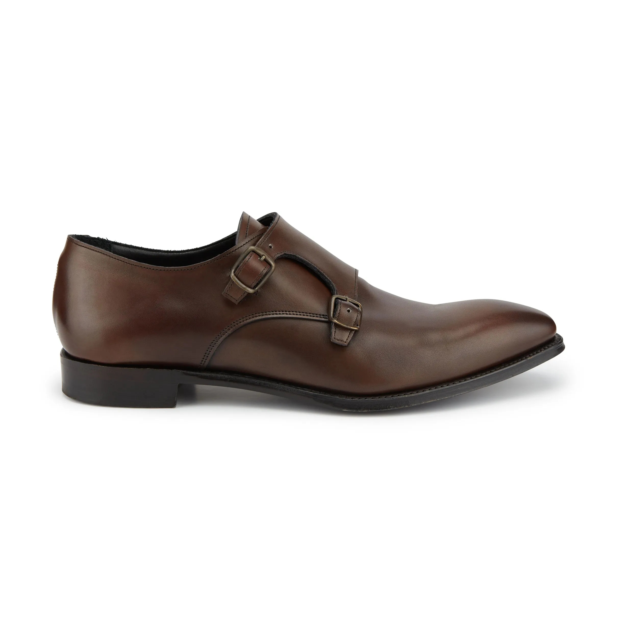 Sylvester Brown Double Monk Shoe