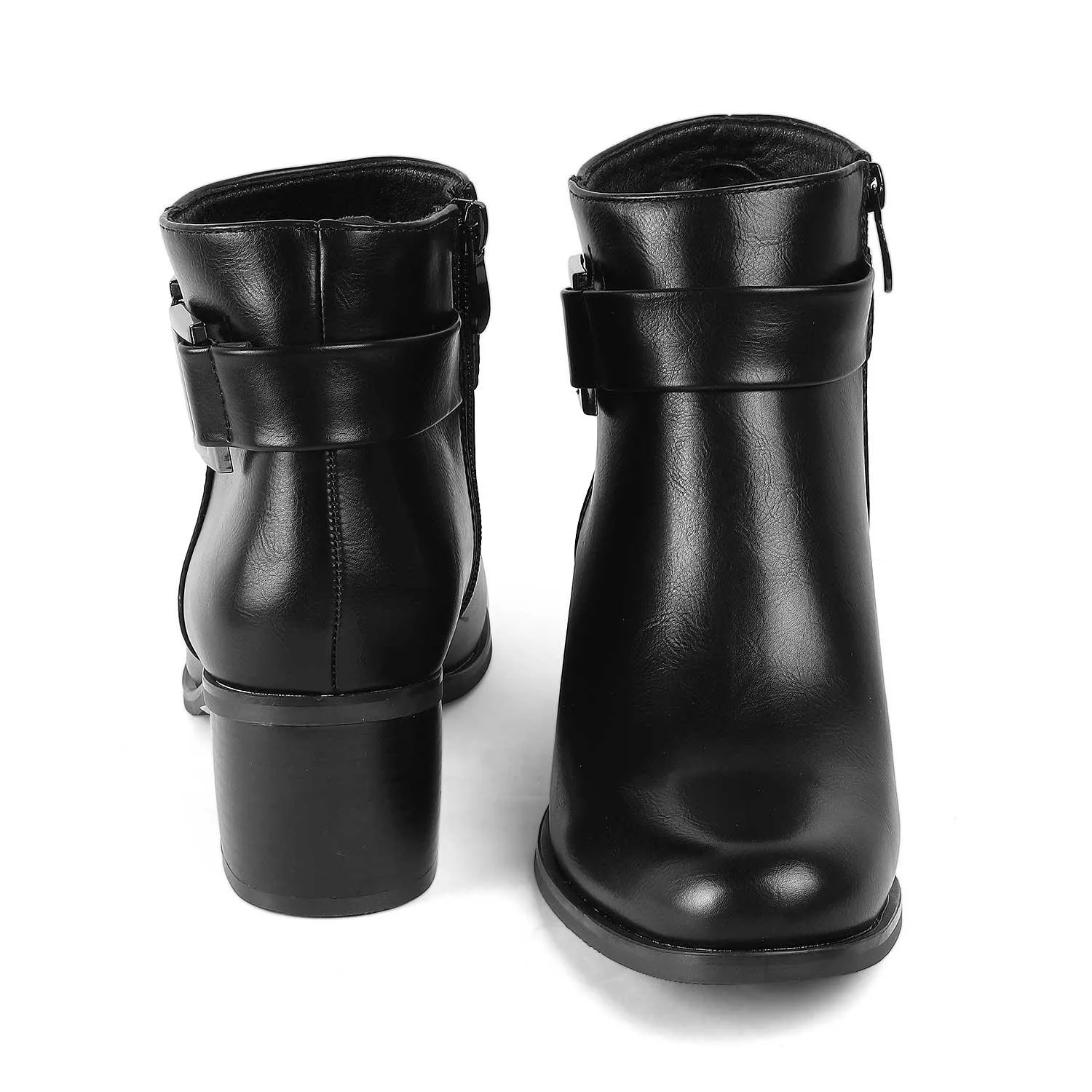 Tresmode Geneve Black Women's Ankle-length Boots