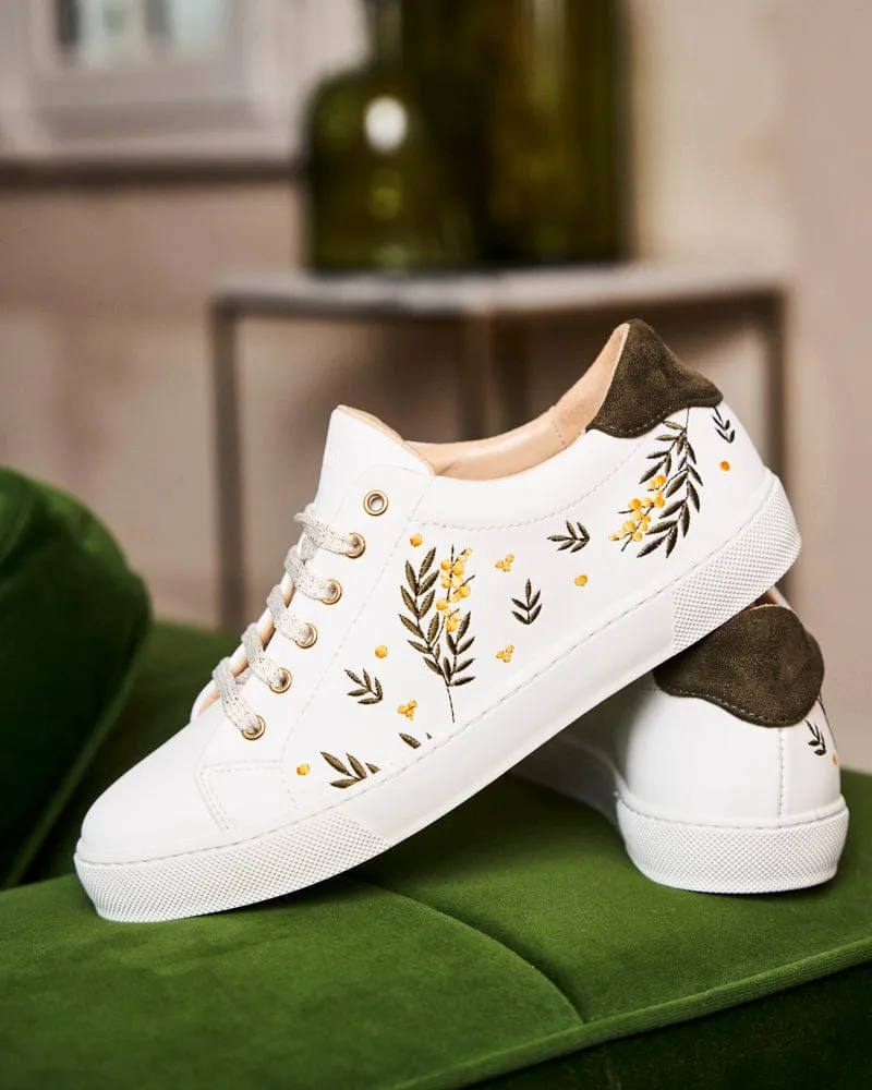 Virevolte Recycled Grain Vegan Sneakers | Mimosa