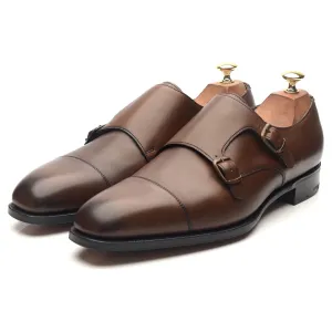 'Westminster' Dark Brown Leather Double Monk Strap UK 9.5 E