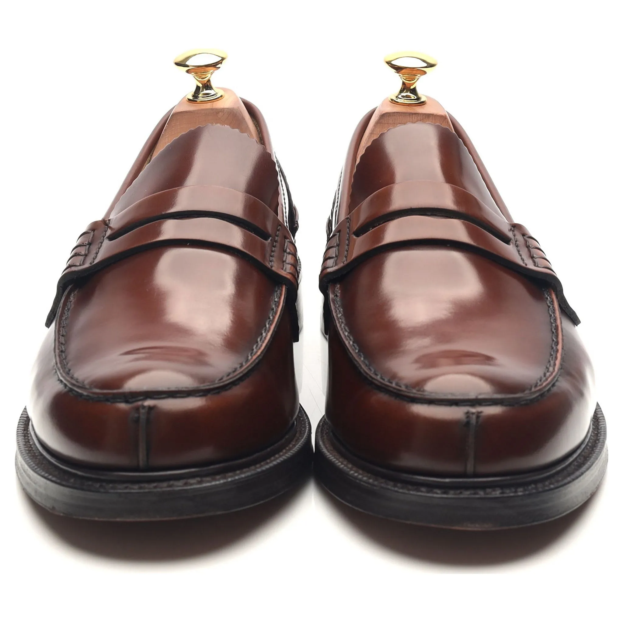 'Willenhall' Brown Leather Loafers UK 9 G