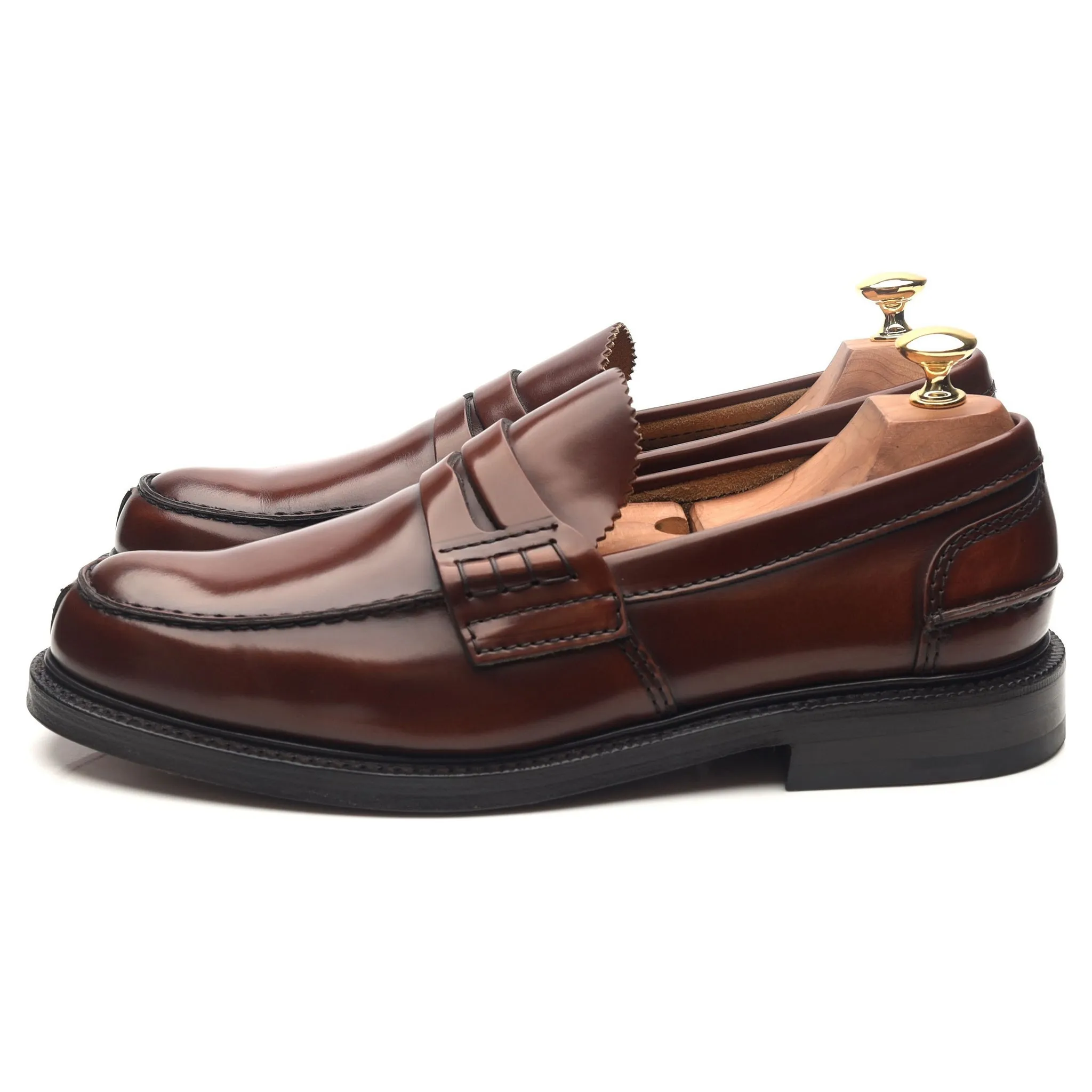 'Willenhall' Brown Leather Loafers UK 9 G