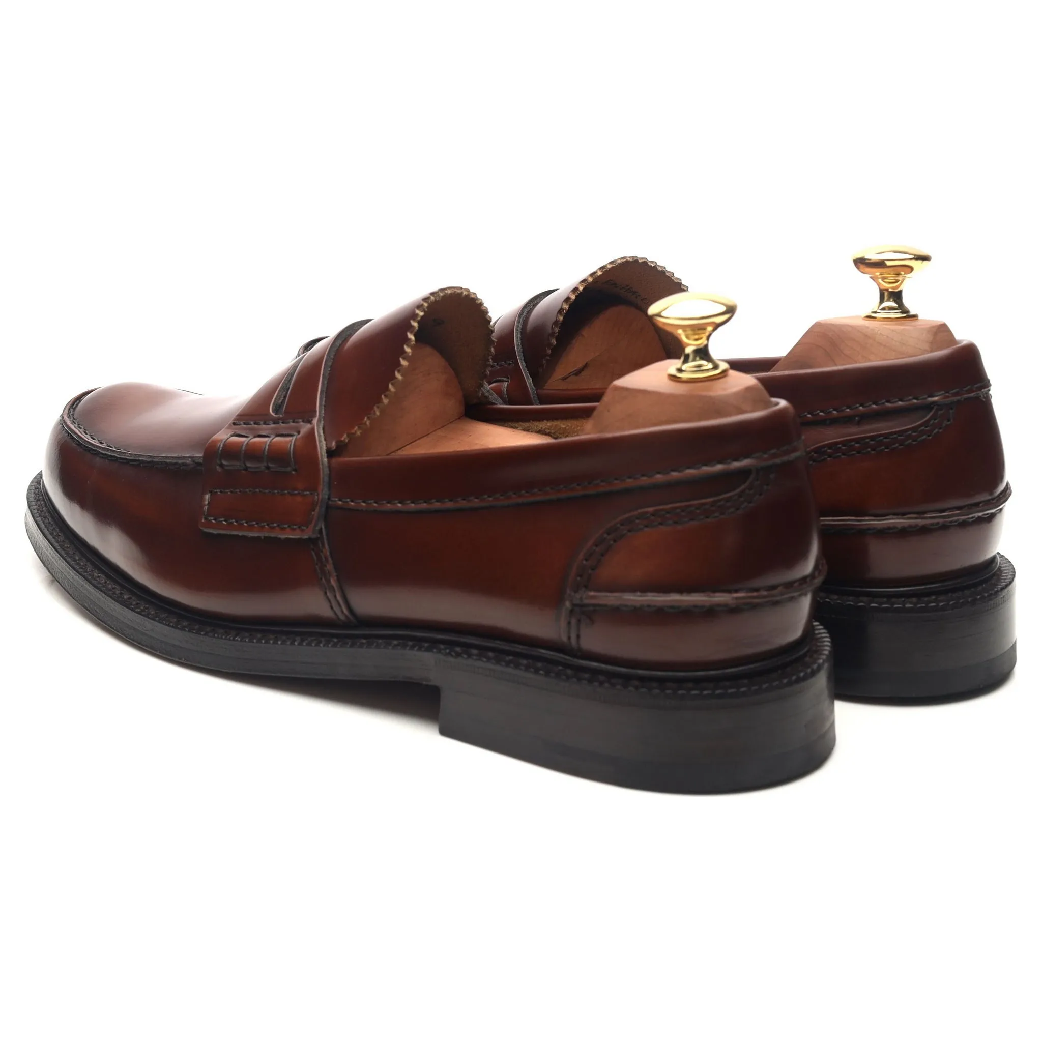 'Willenhall' Brown Leather Loafers UK 9 G