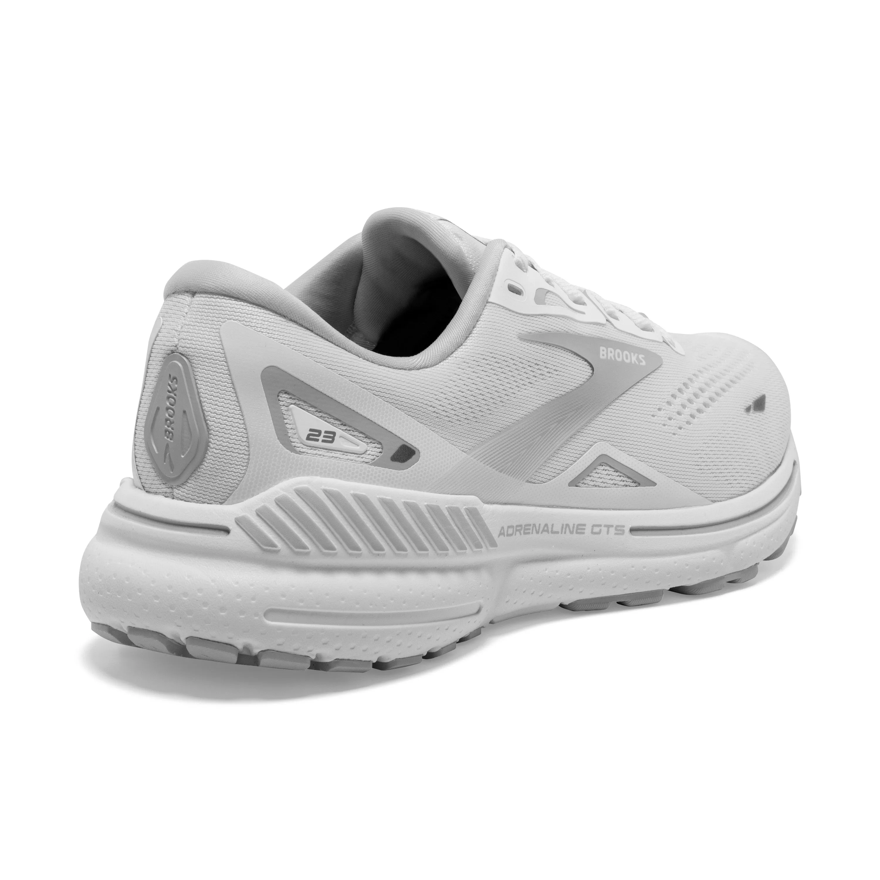 Women's Brooks Adrenaline GTS 23 1203811B104 Color: White/Oyster/Silver