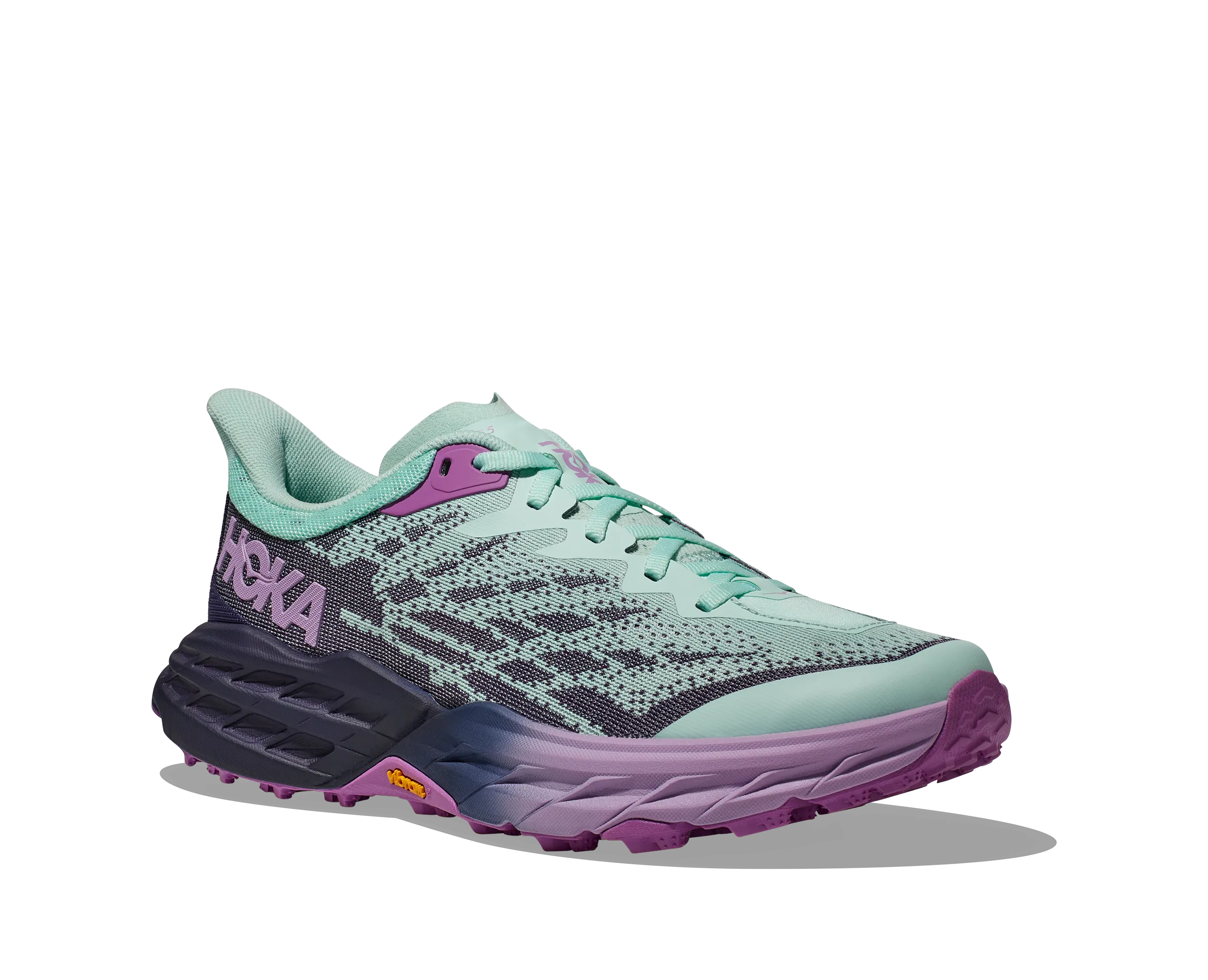 Women's Hoka Speedgoat 5 Color: Sunlit Ocean/Night Sky