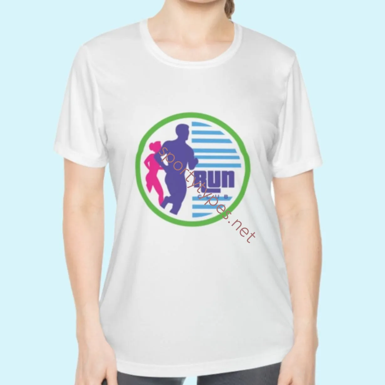 Women's Run Club Moisture Wicking Tee