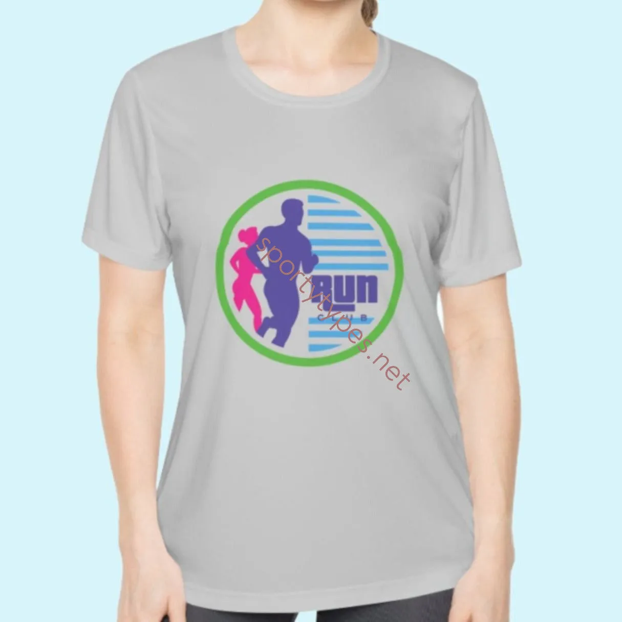 Women's Run Club Moisture Wicking Tee