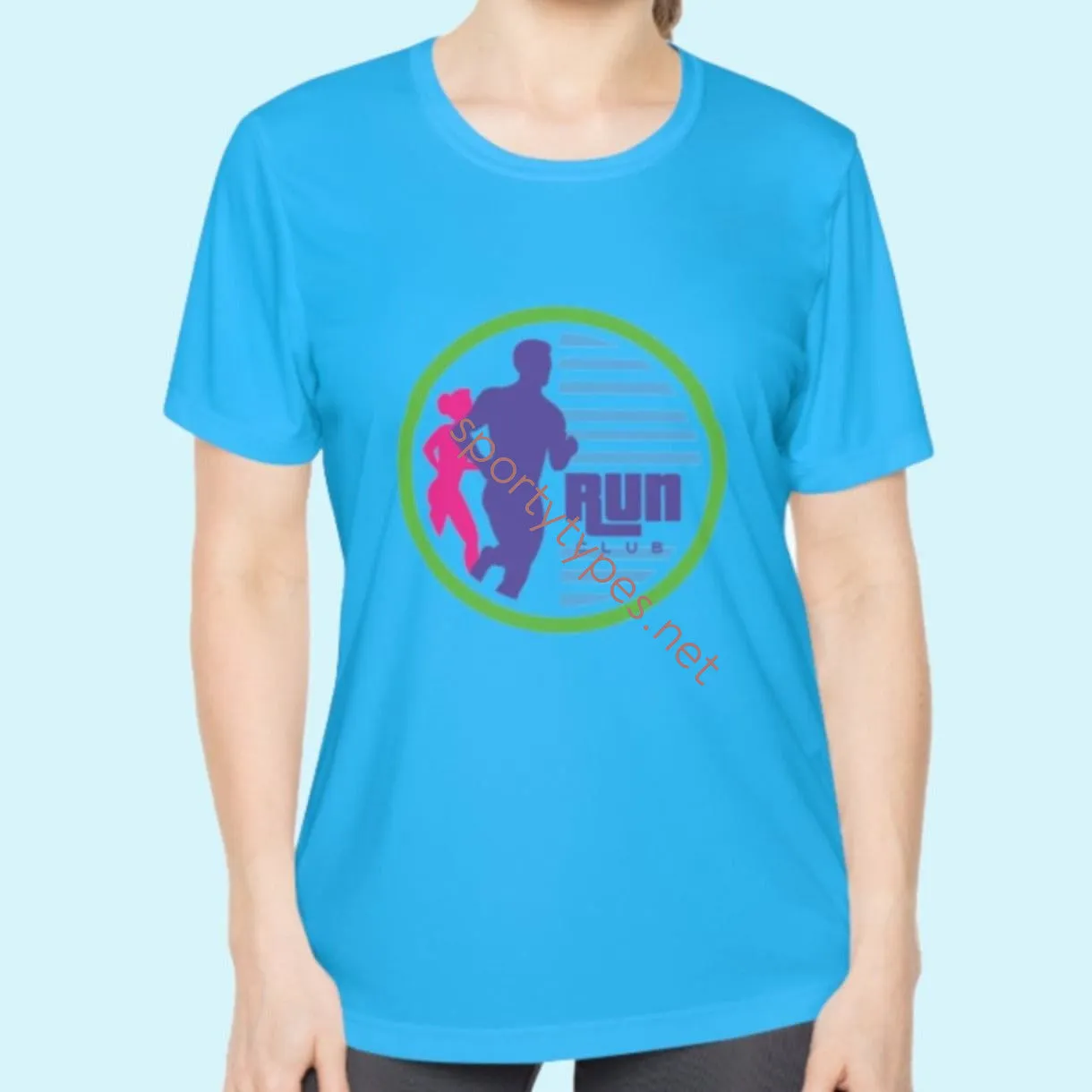 Women's Run Club Moisture Wicking Tee