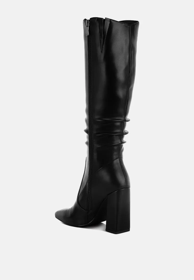 Yanir Slouchy Shaft Knee-High Boots